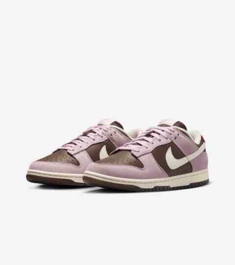 HM0987-200 Nike Women's Dunk Low Cacao Wow and Pink Foam (Women's)