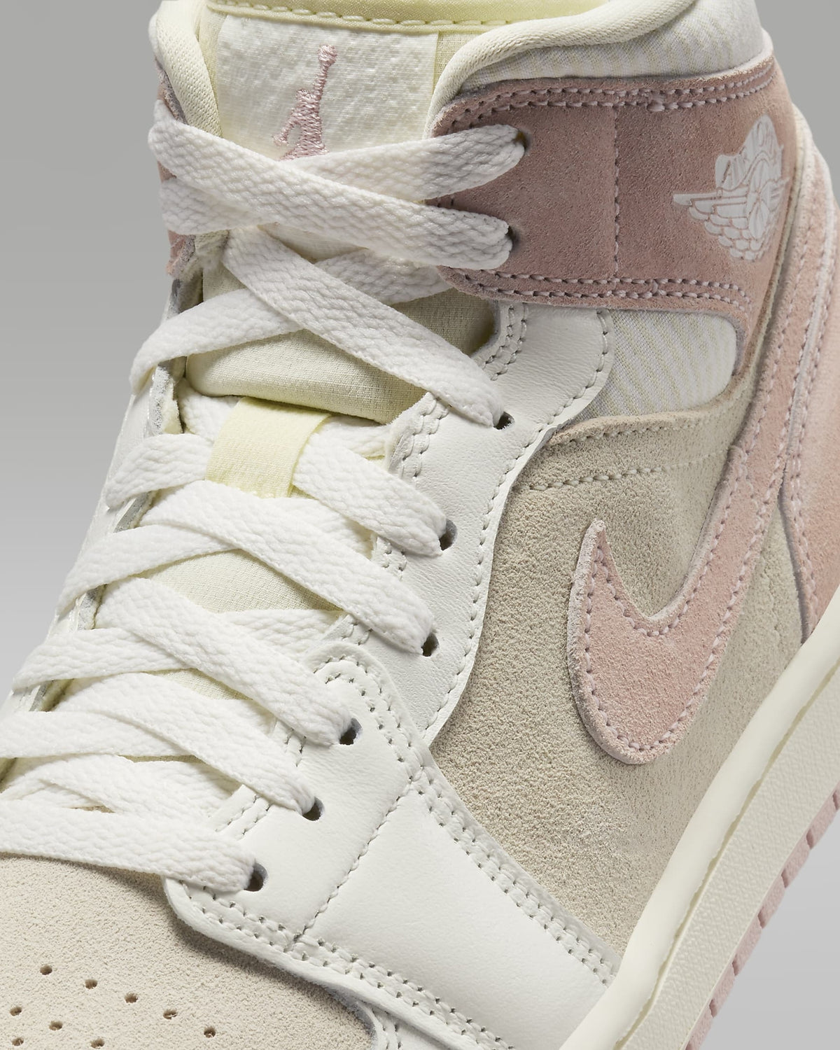 FQ1926-161 Nike Air Jordan 1 Mid SE Coconut Milk Sail Legend Pink (Women's)