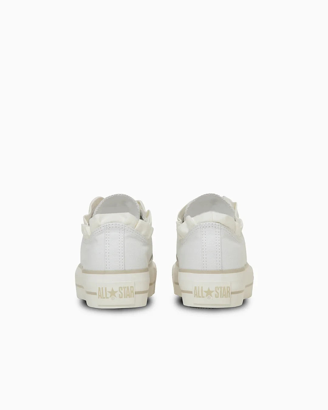31315110 Converse All Star PLTS Frillslip OX Pure White Dusty Beige (Women's)