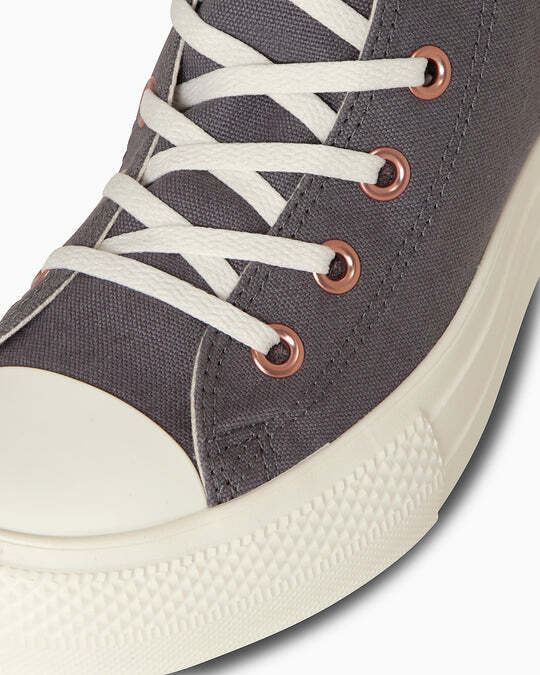 31313490 Converse All Star Light PLTS PG Z Hi Deep Gray (Women's)