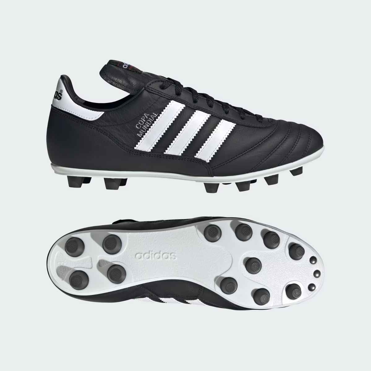 JP6693 adidas Copa Mundial FG Cleats Cloud White Core Black Gold Metallic(Men's)