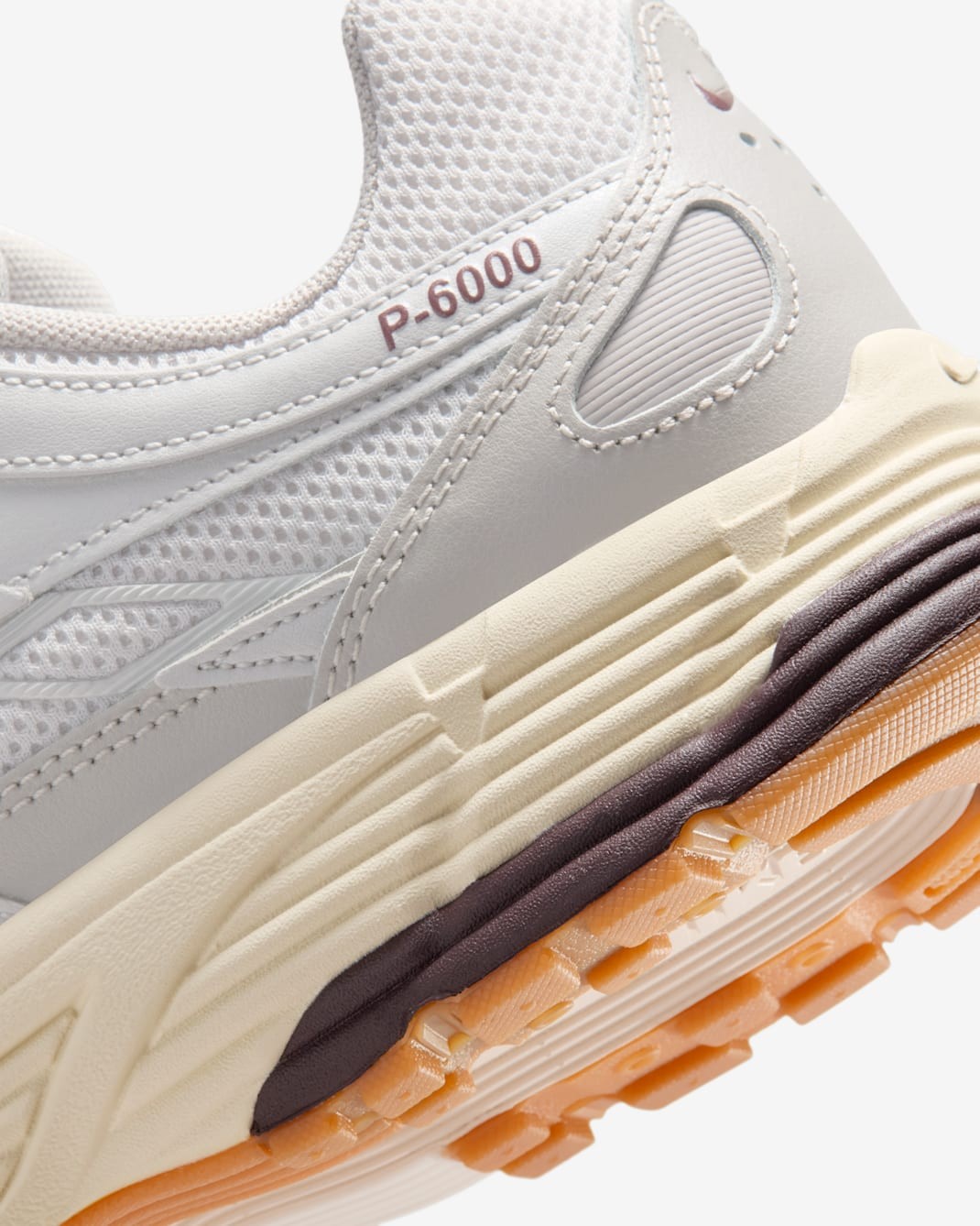 CD6404-028 Nike P-6000 College Grey Vast Grey Coconut Milk Burgundy (Men's)