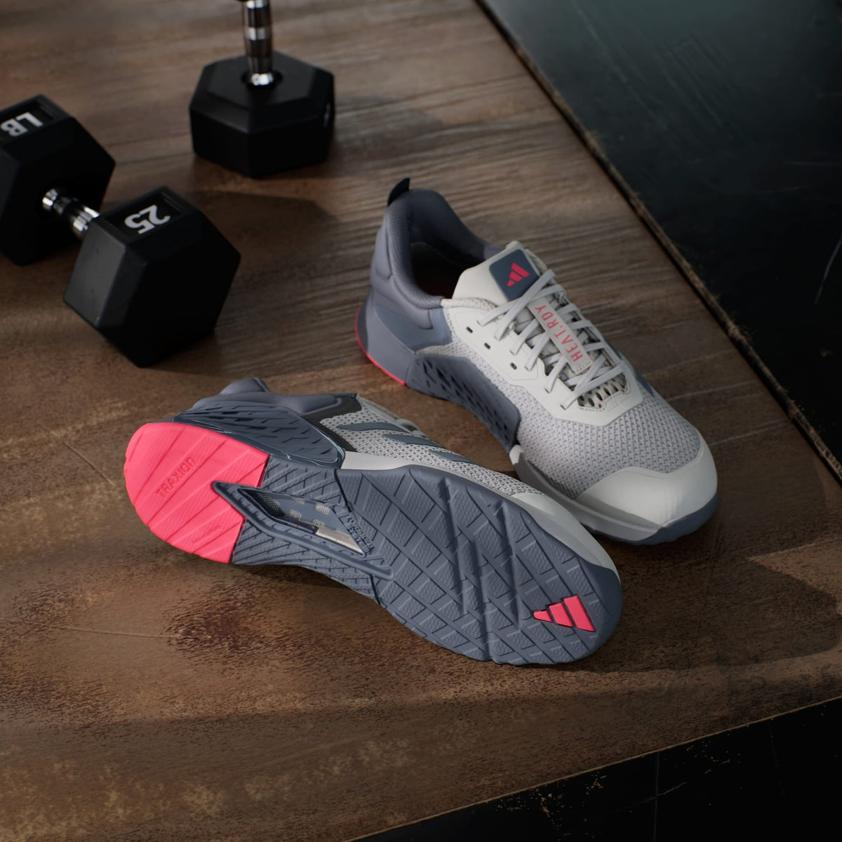 JI3901 adidas Dropset 3 Wonder Alumina Onix Lucid Red (Men's)