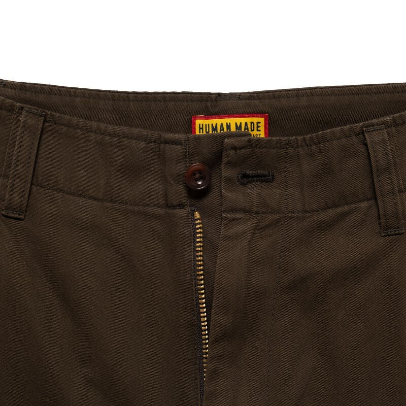 HUMAN MADE 2 Tuck Pants Brown