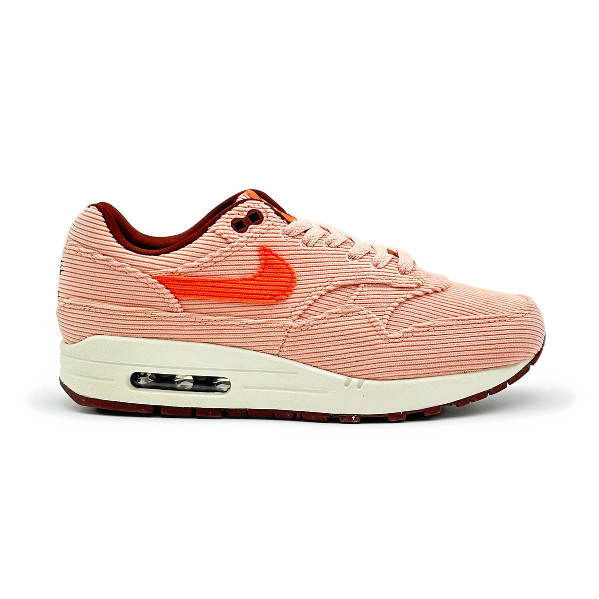 FB8915-600 Nike Air Max 1 PRM Coral Stardust Corduroy Pink Beige