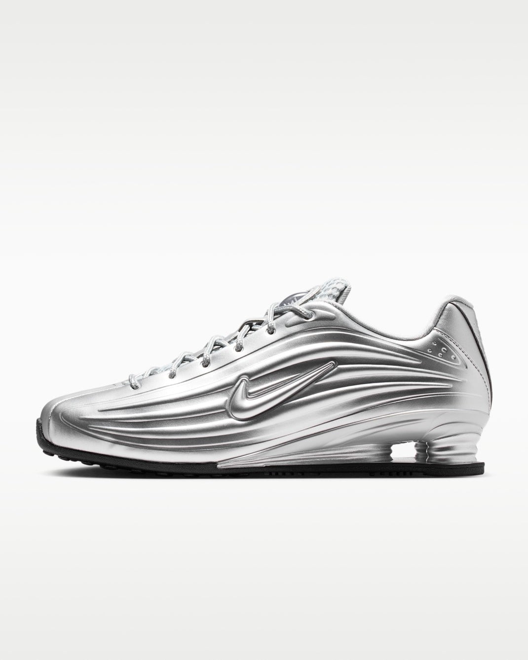 IO7843-002 Nike Women's Shox Z Metallic SilverBlack (Women's)