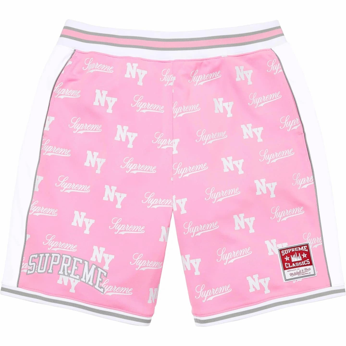 Supreme Mitchell Ness Monogram Basketball Short Pink