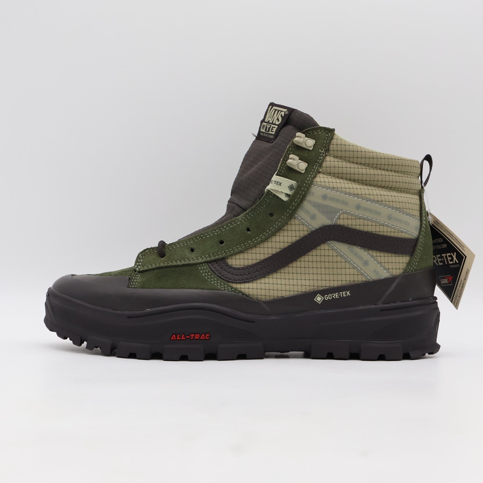 VN000DARF87 Vans Sk8-Hi GORE-TEX Insulated Dark Green Dark Brown (Men's)