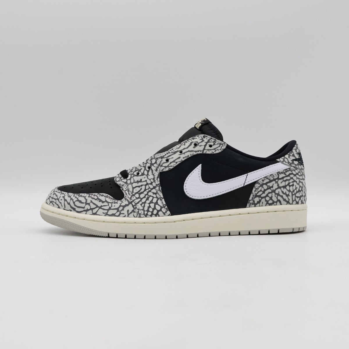 CZ0790-001 Nike Air Jordan 1 Retro Low OG Black Cement Muslin Tech Grey (Men's)