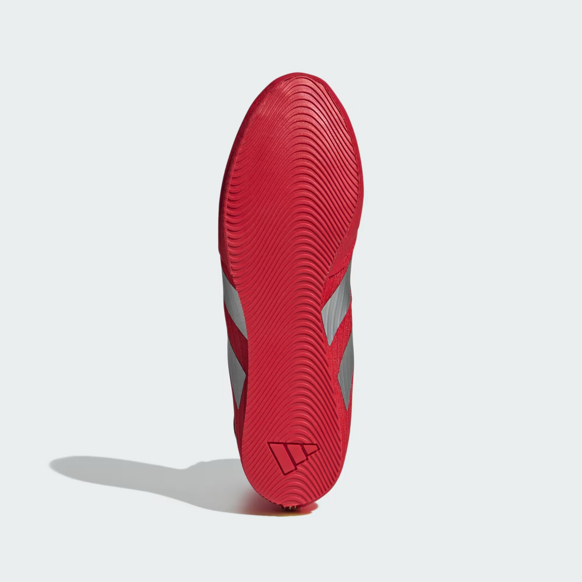 JP9846 adidas Box Hog 4 Better Scarlet/Silver Metallic/Lucid Lemon (Men's)