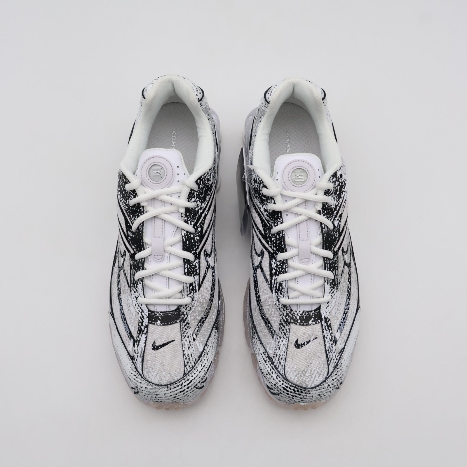 IB8174-100 Nike Shox Ride 2 White Metallic Platinum Black Flat Gold (Men's)