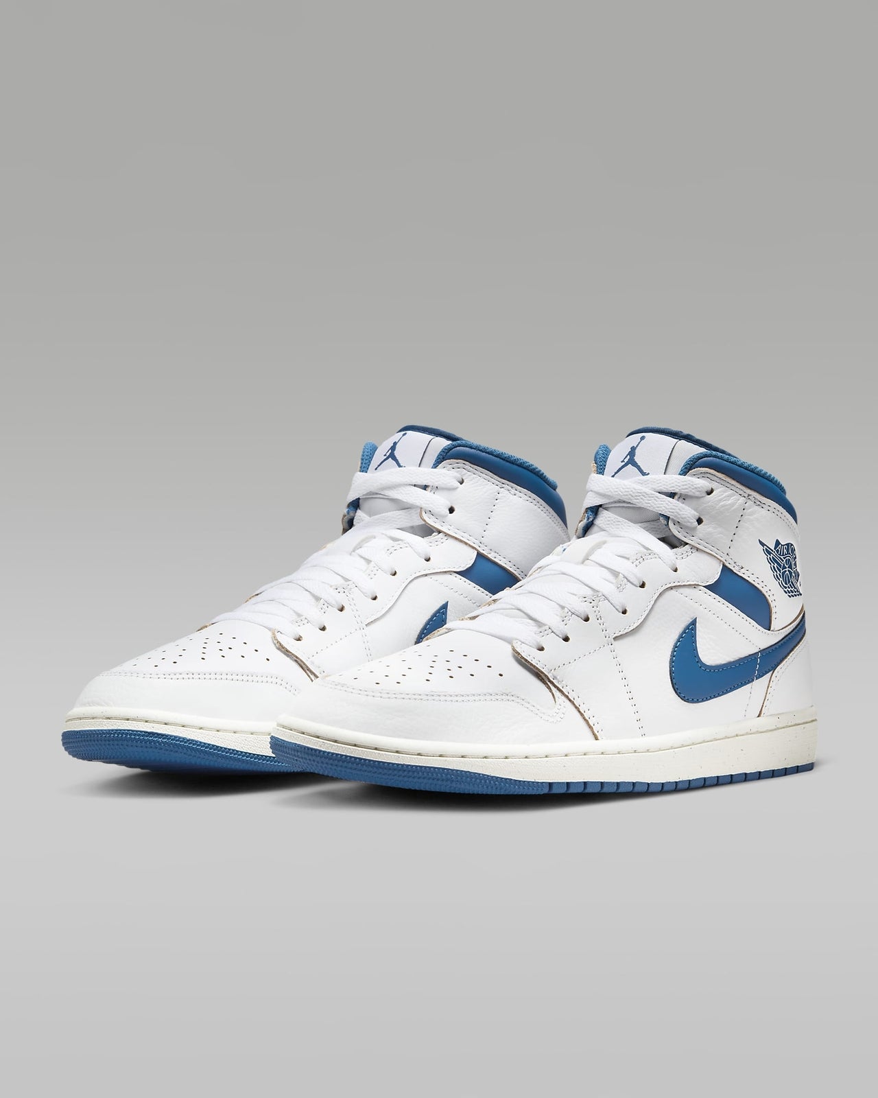 FN5215-141 Nike Air Jordan 1 Mid SE Industrial Blue (Men's)