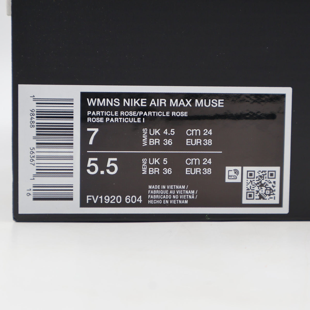 FV1920-604 Nike Air Max Muse Particle Rose (Women's)