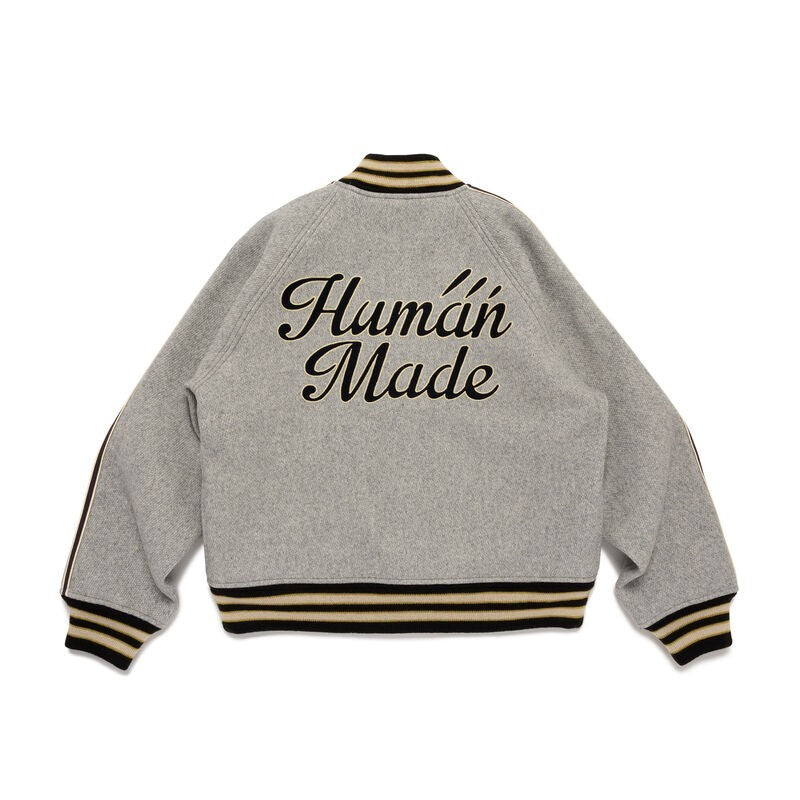 HUMAN MADE Wool Varsity Jacket Gray