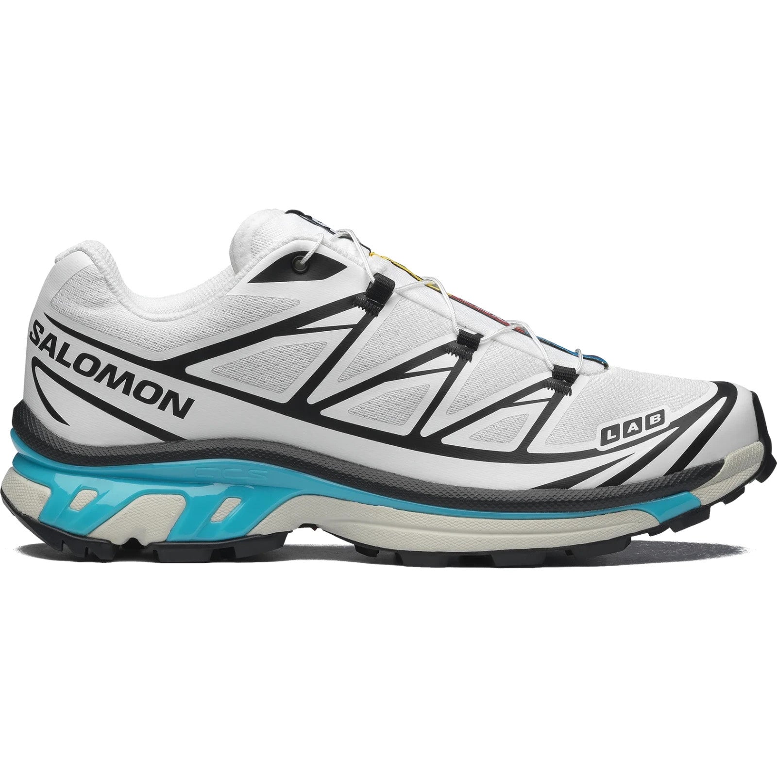 L49143300 Salomon XT-6 "Black/White/Blue Curacao"