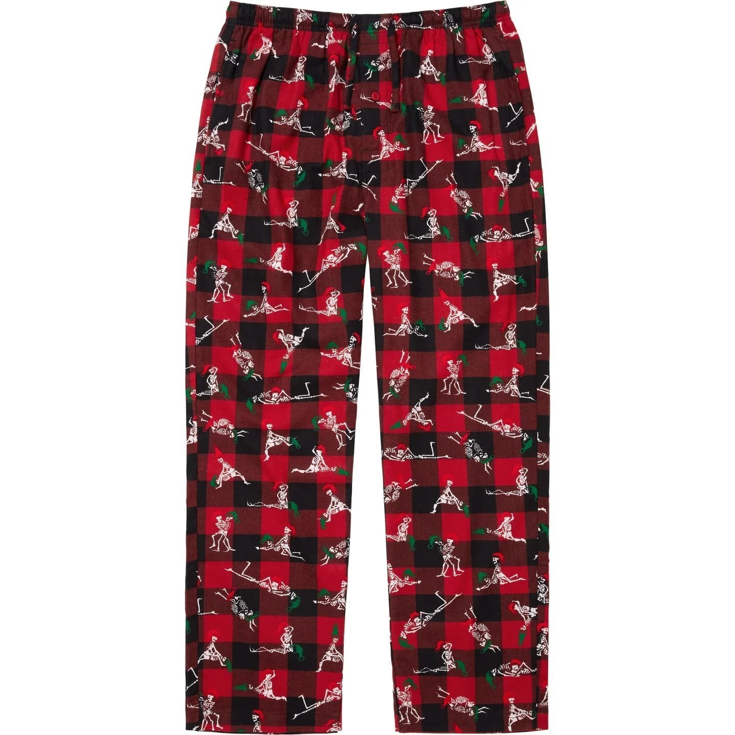 Supreme Hanes Holiday Pajama Set Plaid