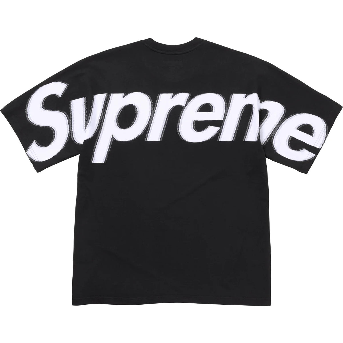 Supreme Intarsia S/S Top Black