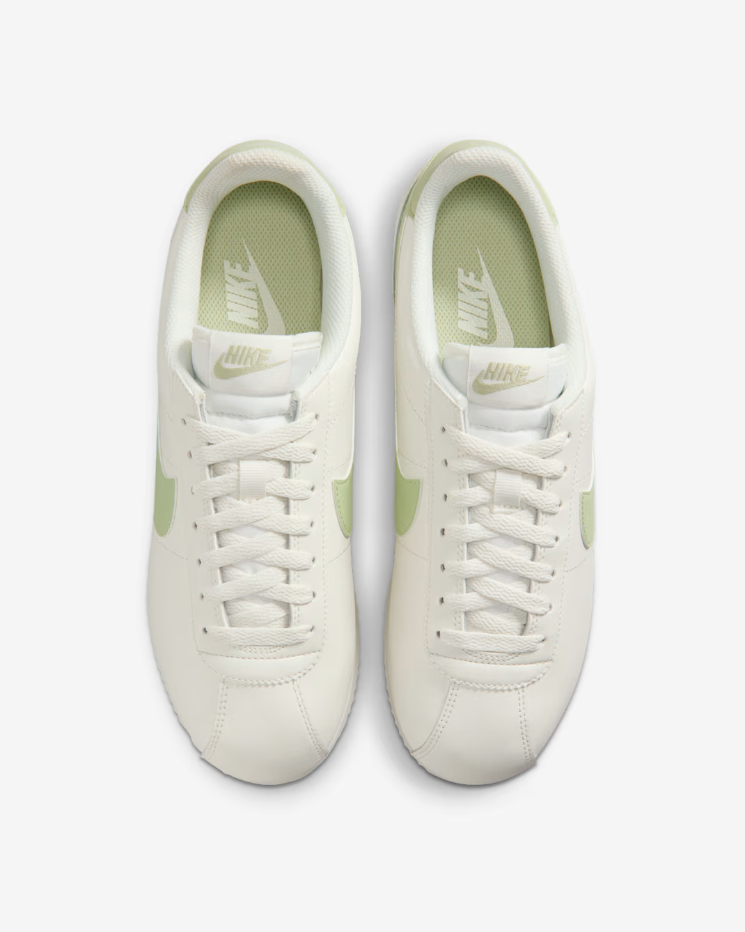 DN1791-117 Nike Cortez Leather Sail Olive Aura (Women's)