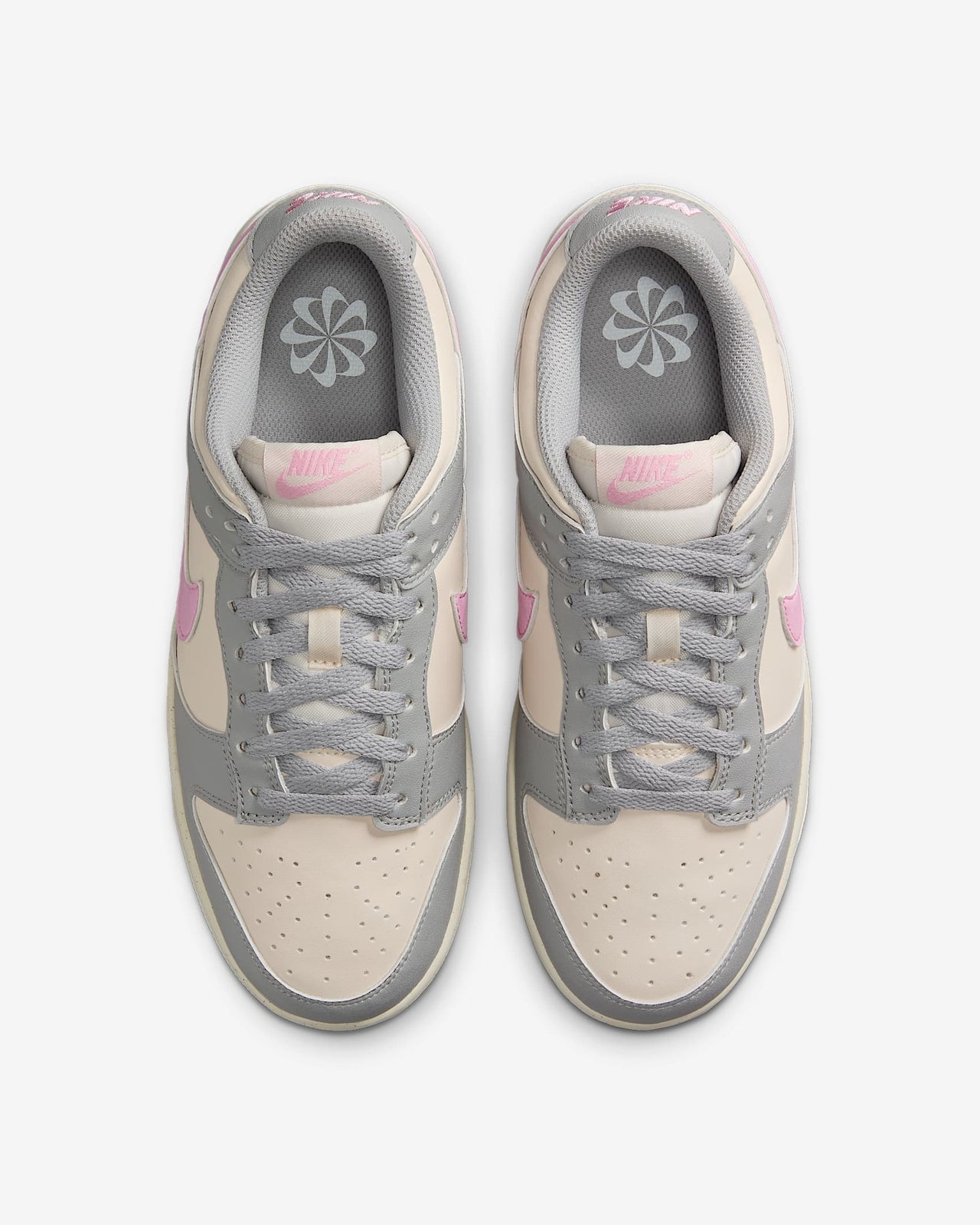 DD1873-002 Nike Dunk Low Next Nature Light Smoke Grey Pink Rise (Women's)