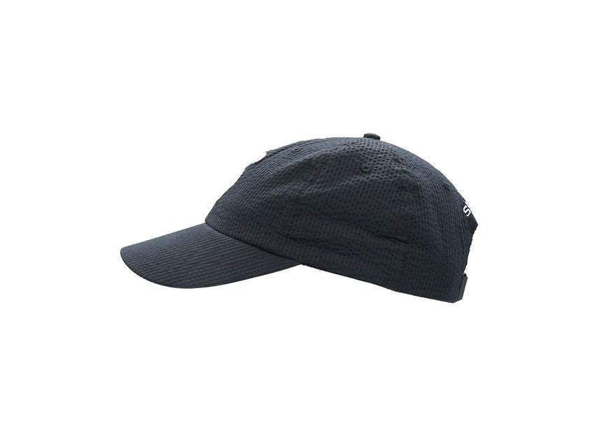 Supreme Seersucker S Logo 6-Panel Black
