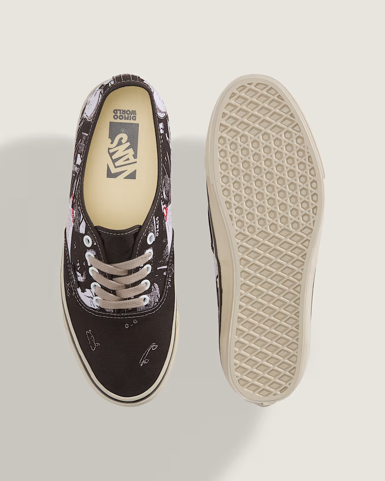VN000EAK6BT POPMART Ã Vans Premium Authentic 44 "Dimoo Black/True White"