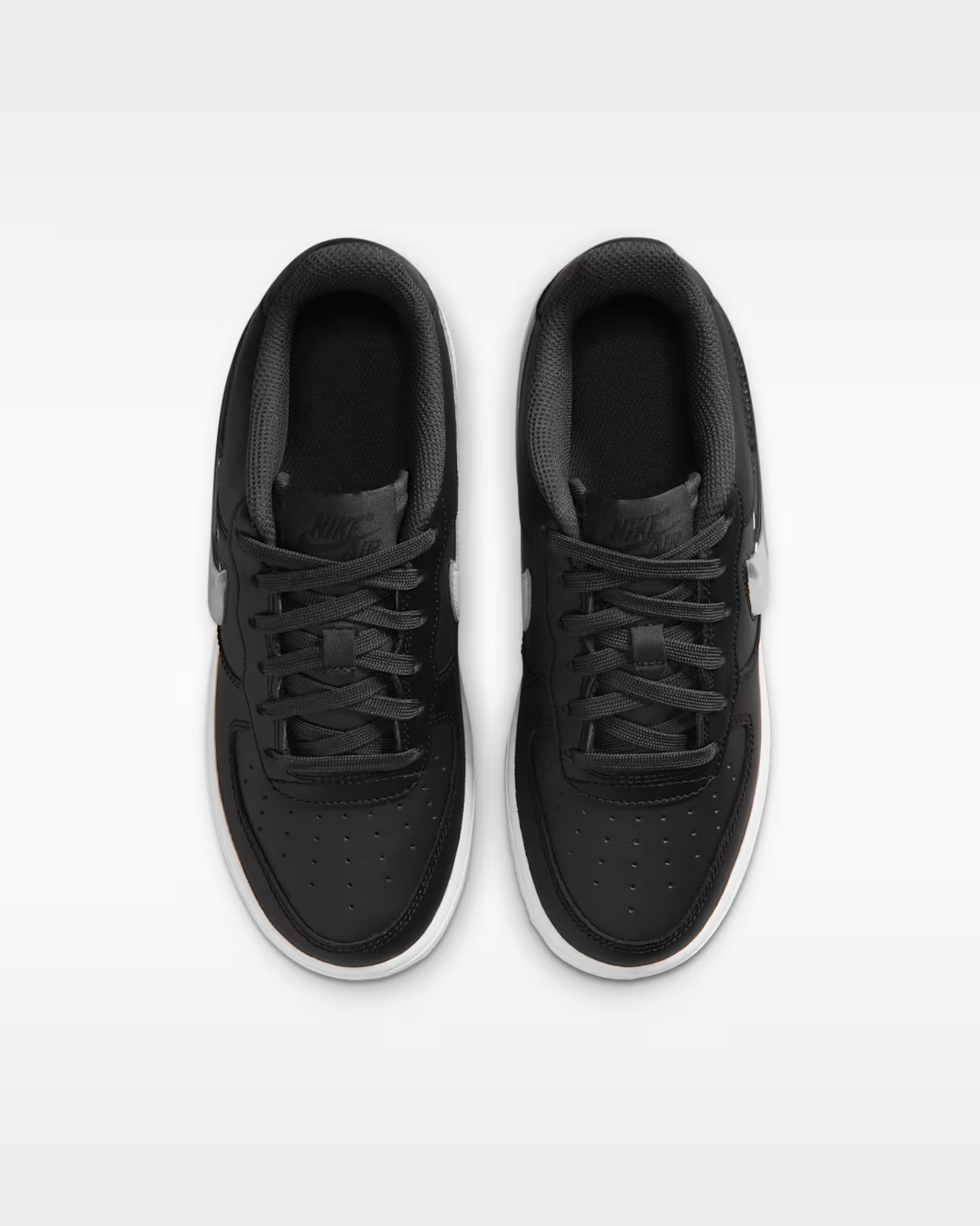IR0595-002 IR0595-002 Nike GS Air Force 1 Dark Smoke Grey/Black