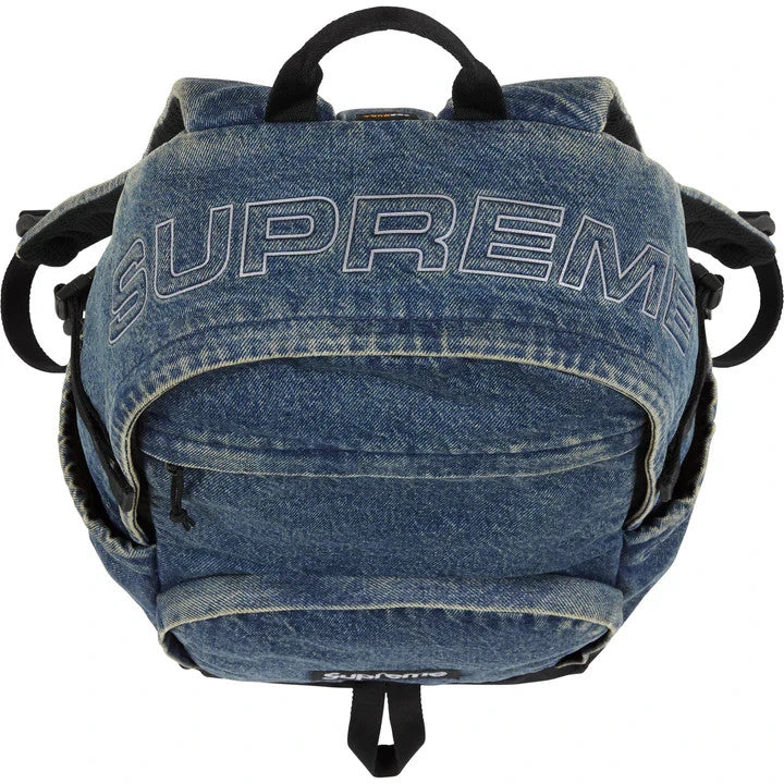 Supreme Denim Backpack Washed Indigo
