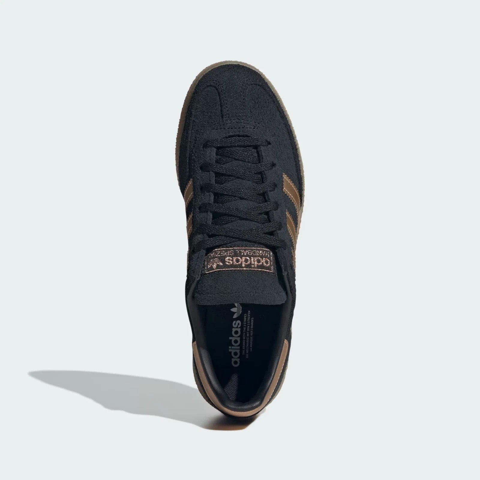 KI3298 adidas Originals Handball Spezial Core Black Copper Metallic Gum (Women's