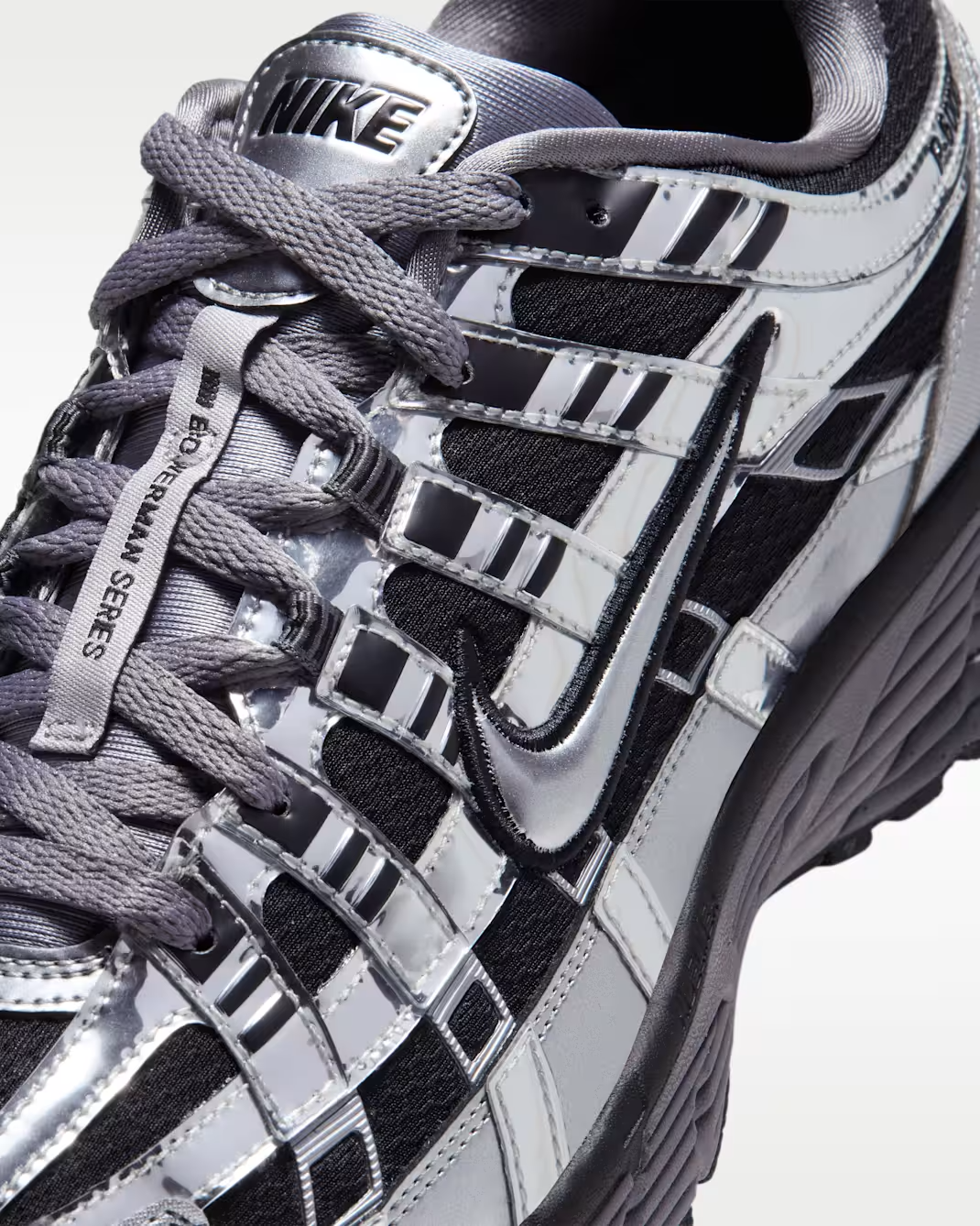 CN0149-002 Nike P-6000 "Black/Pencil Point/Dark Grey/Metallic Silver"