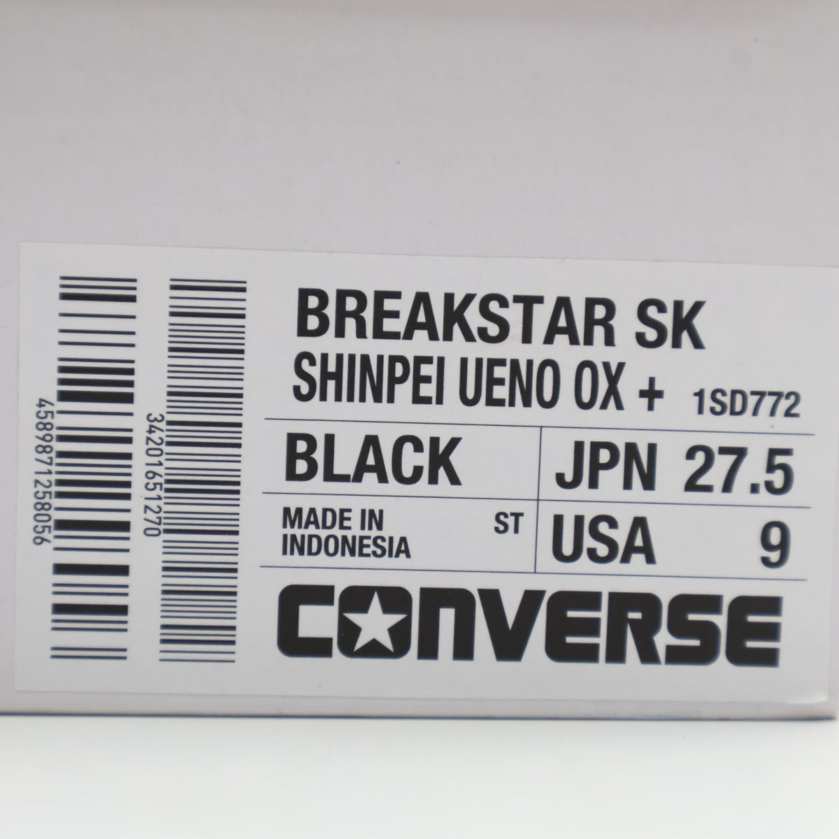 34201651 Shinpei Ueno Converse Breakstar SK OX Black (Men's)