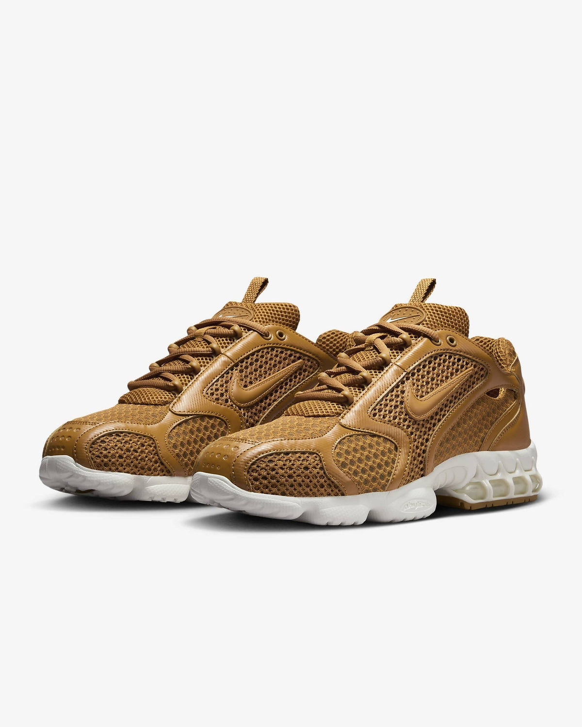 HQ3552-799 Nike Air Zoom Spiridon Caged 2 Wheat White (Men's)