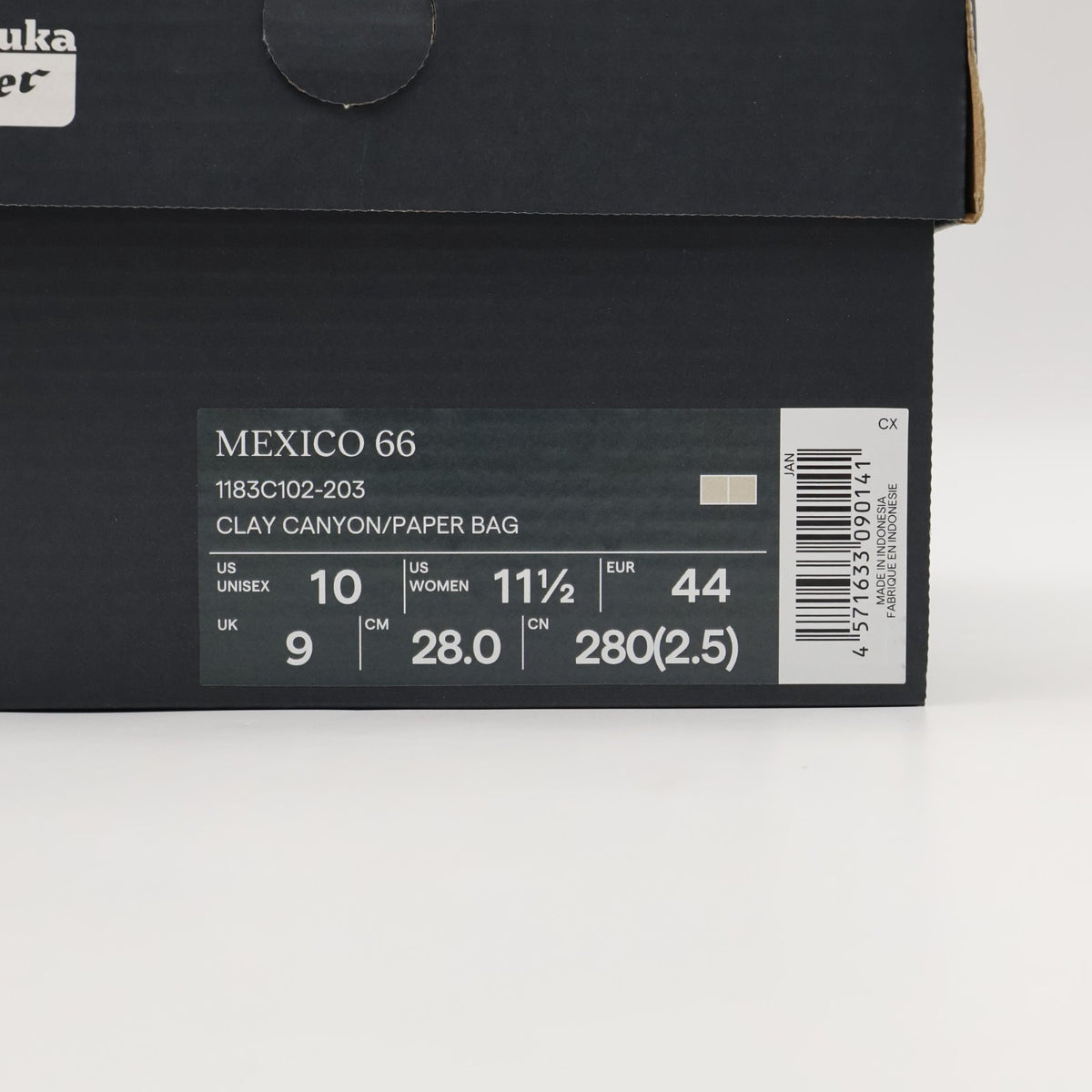 1183C102-203 Onitsuka Tiger MEXICO 66 CLAY CANYON PAPER BAG (Men's)