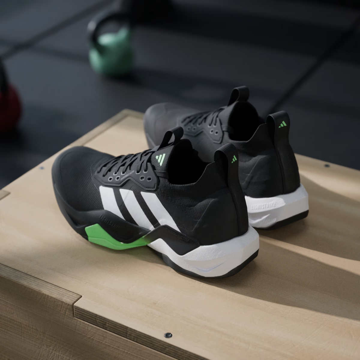 JS3167 adidas Rapidmove ADV 2 Core Black Cloud White Lime Burst (Men's)
