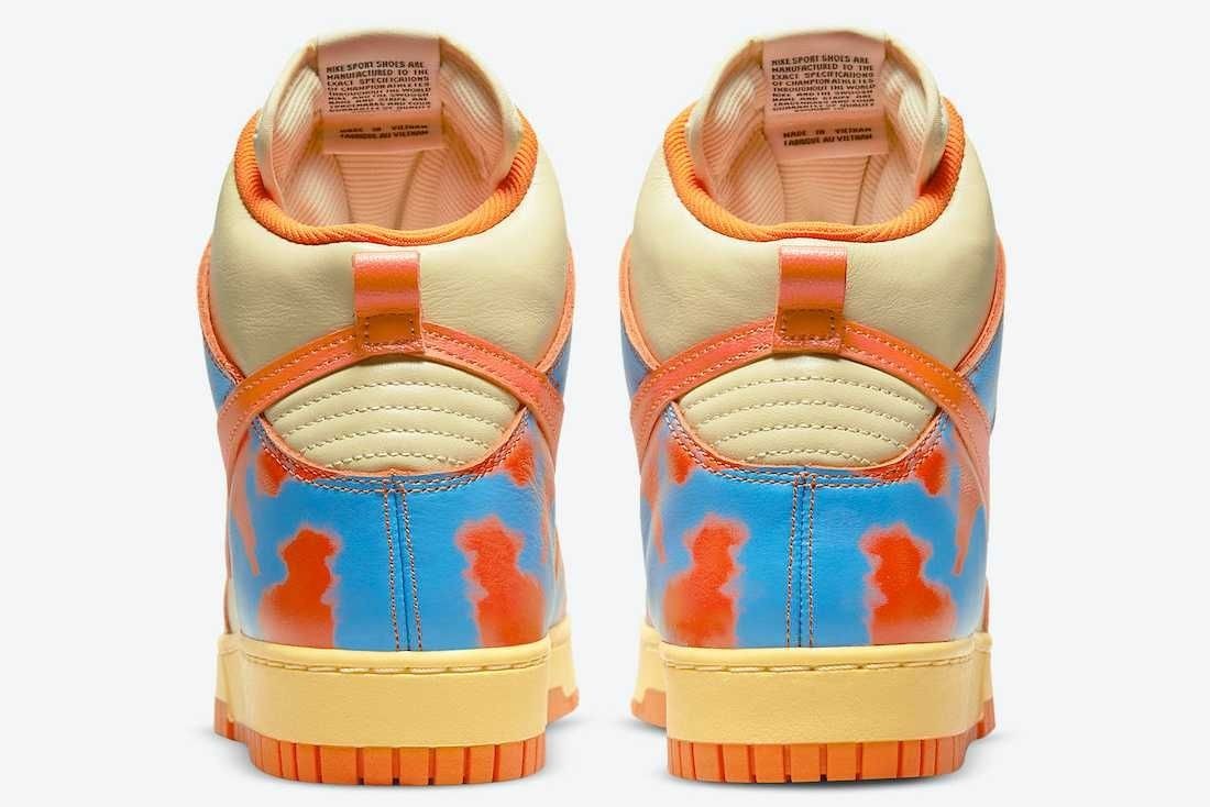 DD9404-800 Nike Dunk High 1985 SP "Orange Acid Wash" (Men's)