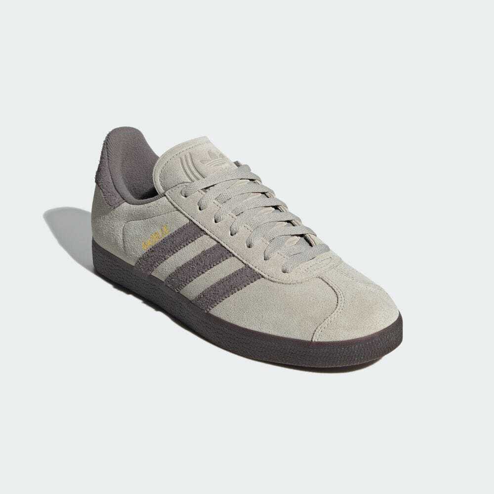 IG2098 adidas Originals Gazelle Putty Grey Charcoal Dark Brown (Men's)