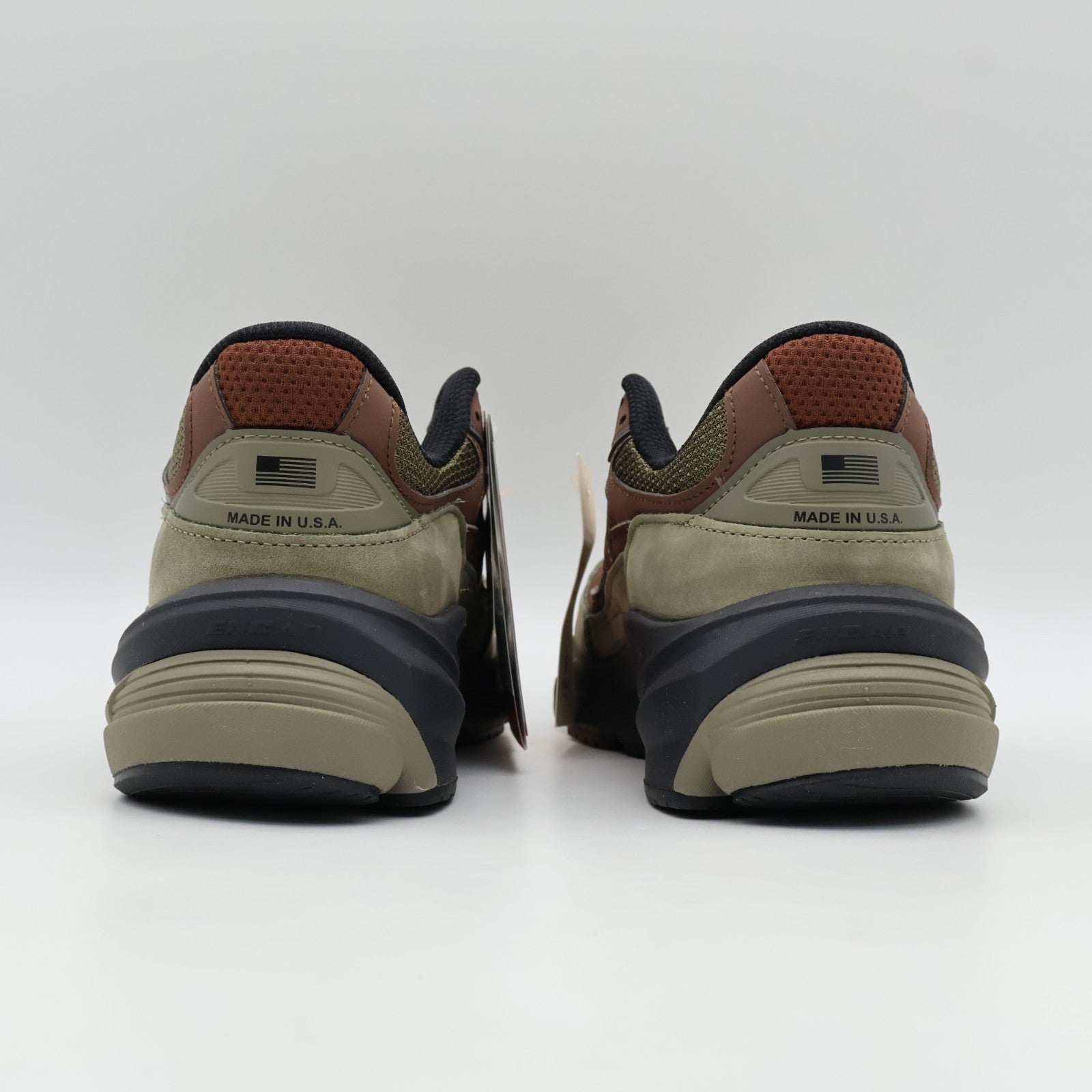 U990CA6 New Balance 990V6 Dark Camo Rich Oak Black Cement (Men's)