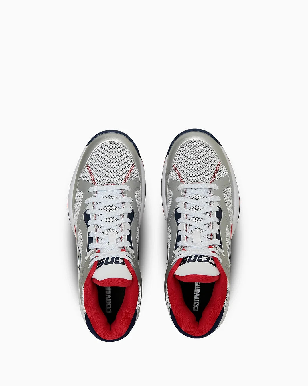 33500470 Converse Cons Accelerator Mid White Silver Navy Red (Men's)
