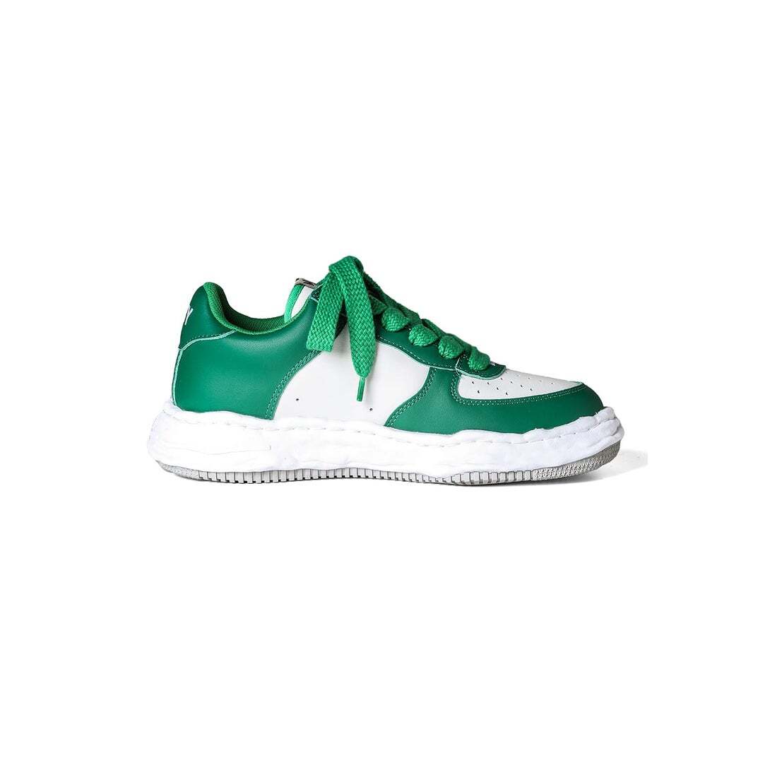 A08FW706-green/white Maison MIHARA YASUHIRO WAYNE Original Sole Leather (Men's)