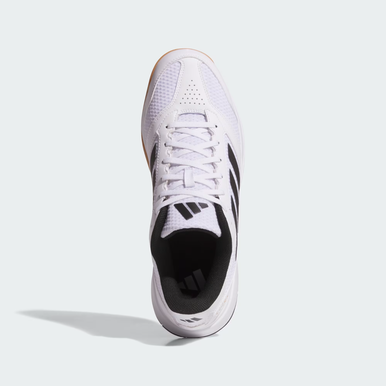 JI1505 Adidas Ligra 8 Indoor Court Shoes Cloud White  Core Black  (Men's)