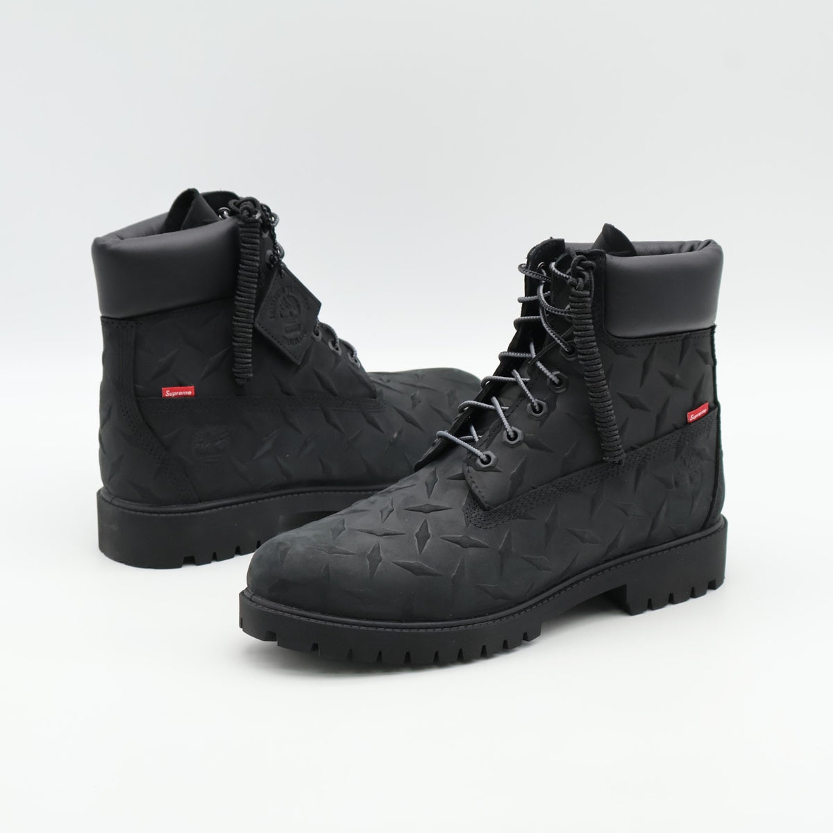 TB0A6DE1001 Supreme Timberland Diamond Plate 6inch Premium Waterproof Boot Black