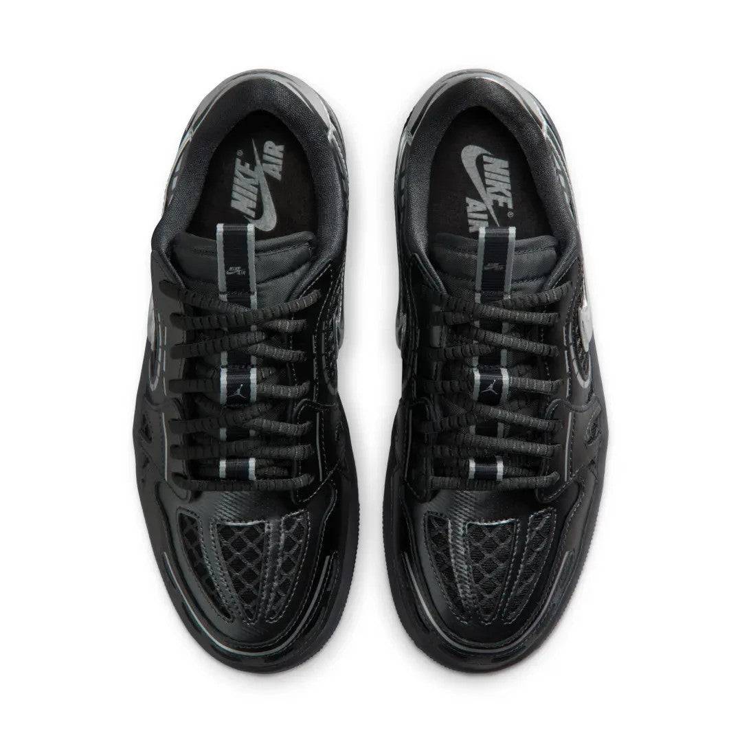 HQ2186-001 Nike Air Jordan 1 Low Method Of Make V3 Black Metallic Silve (Women's