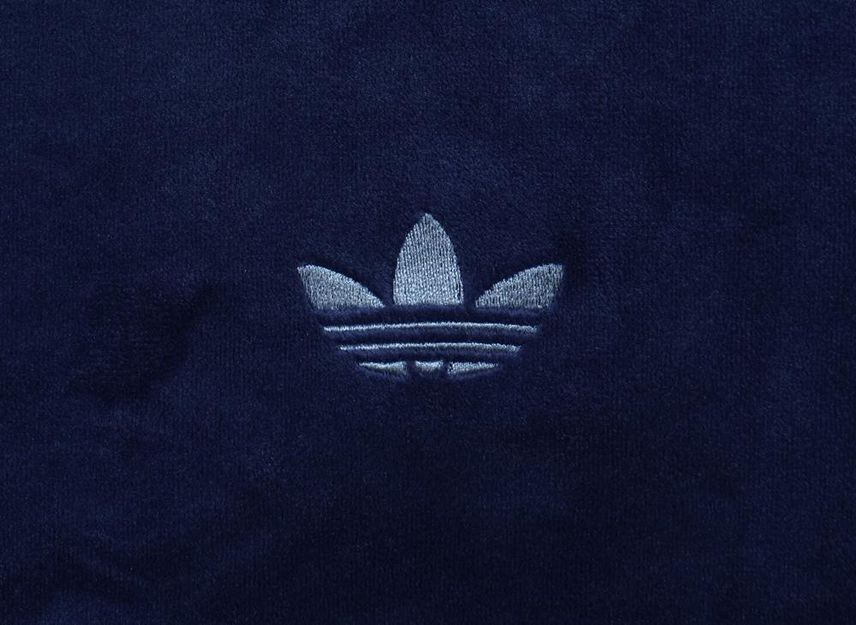 adidas Beckenbauer Velor Track Jacket Night Indigo