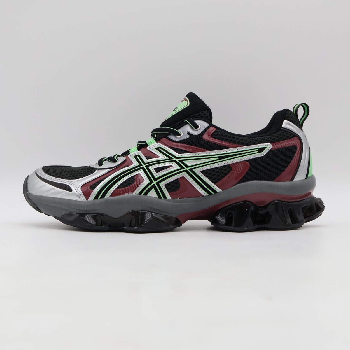 1203A270-027 Asics Gel-Quantum Kinetic Graphite Grey Brisket Red (Men's)
