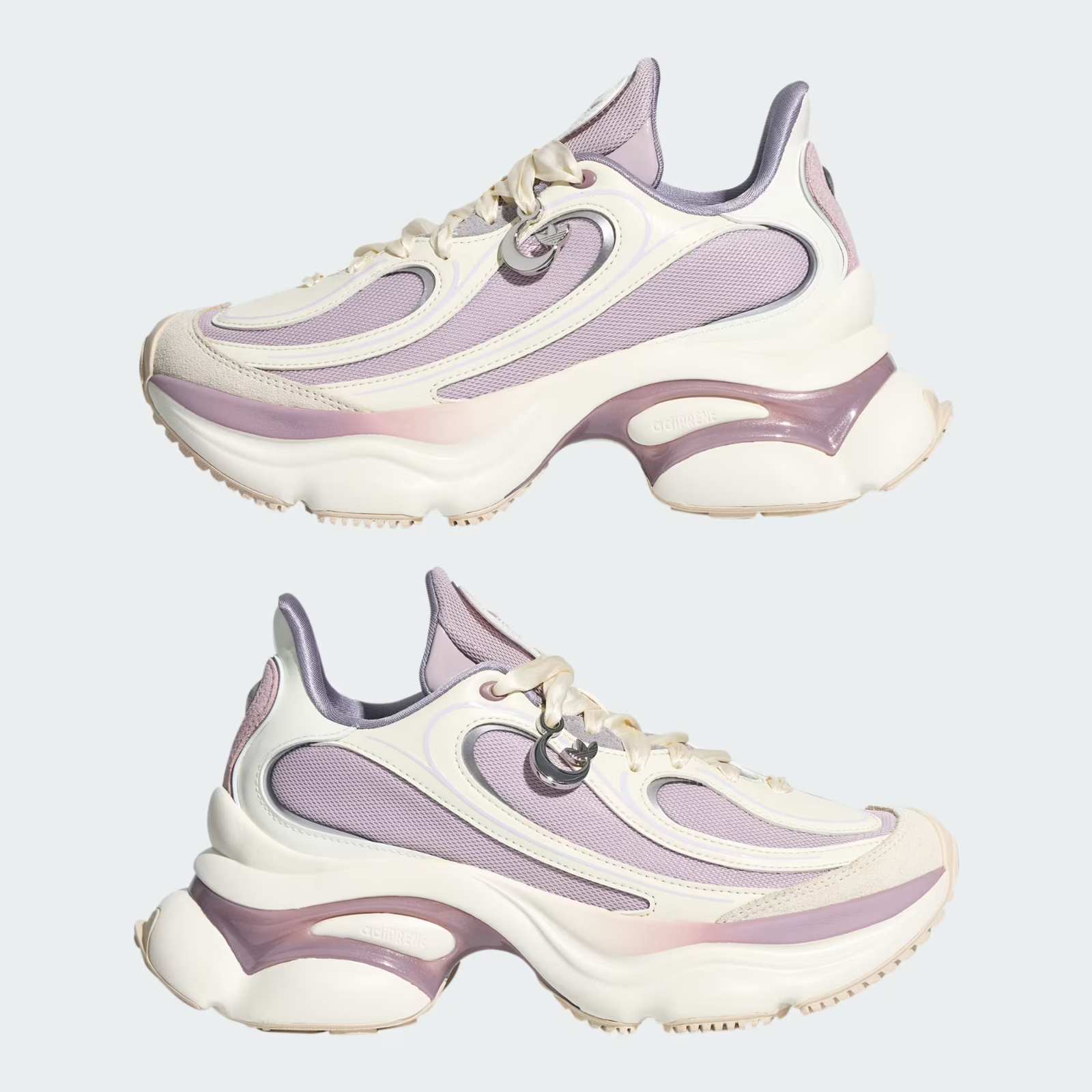 LA3791 Adidas Ozvenuz "Core White/Crystal Sky" (Women's)