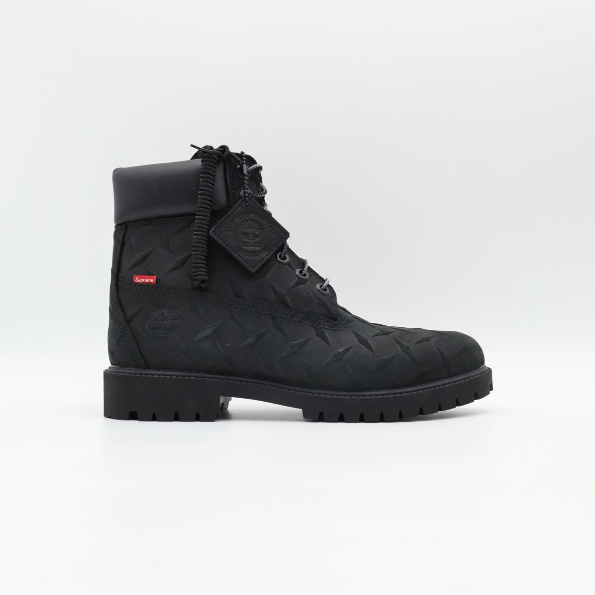 TB0A6DE1001 Supreme Timberland Diamond Plate 6inch Premium Waterproof Boot Black