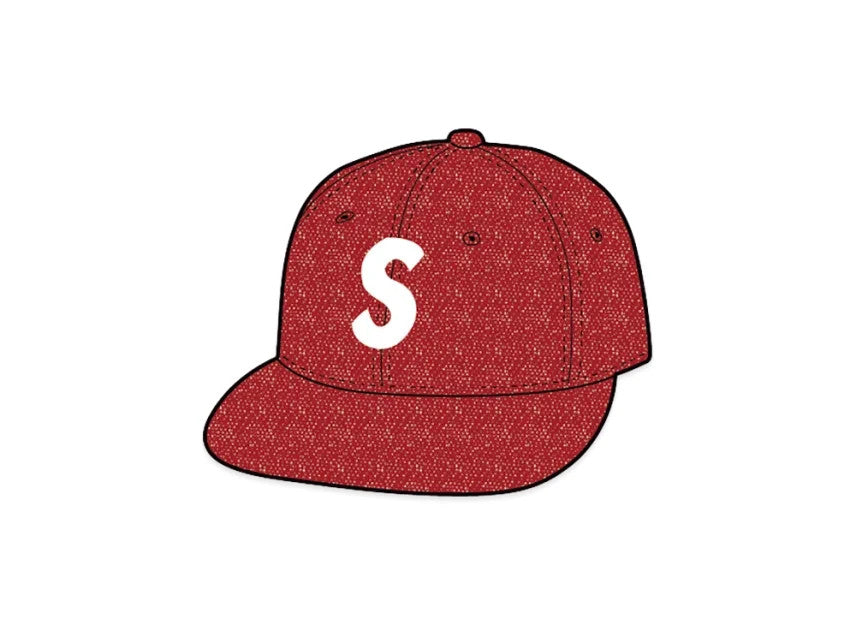 Supreme Pigment Coated S Logo 6-Panel "Red"