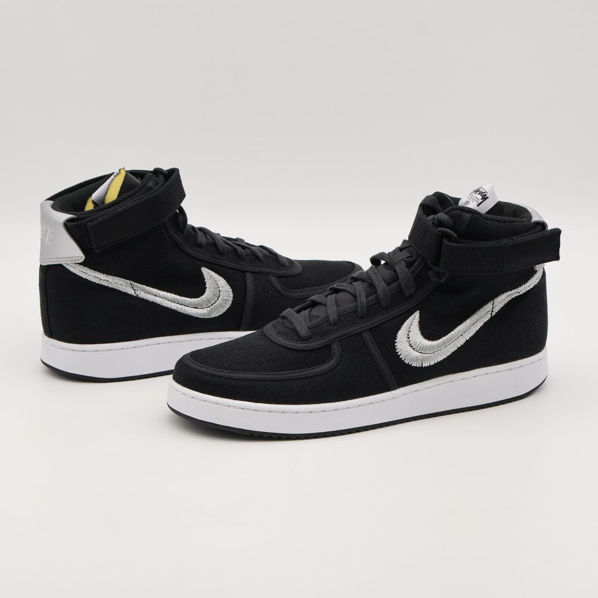 DX5425-001 Stussy Nike Vandal High Black Silver White Green (Men's)