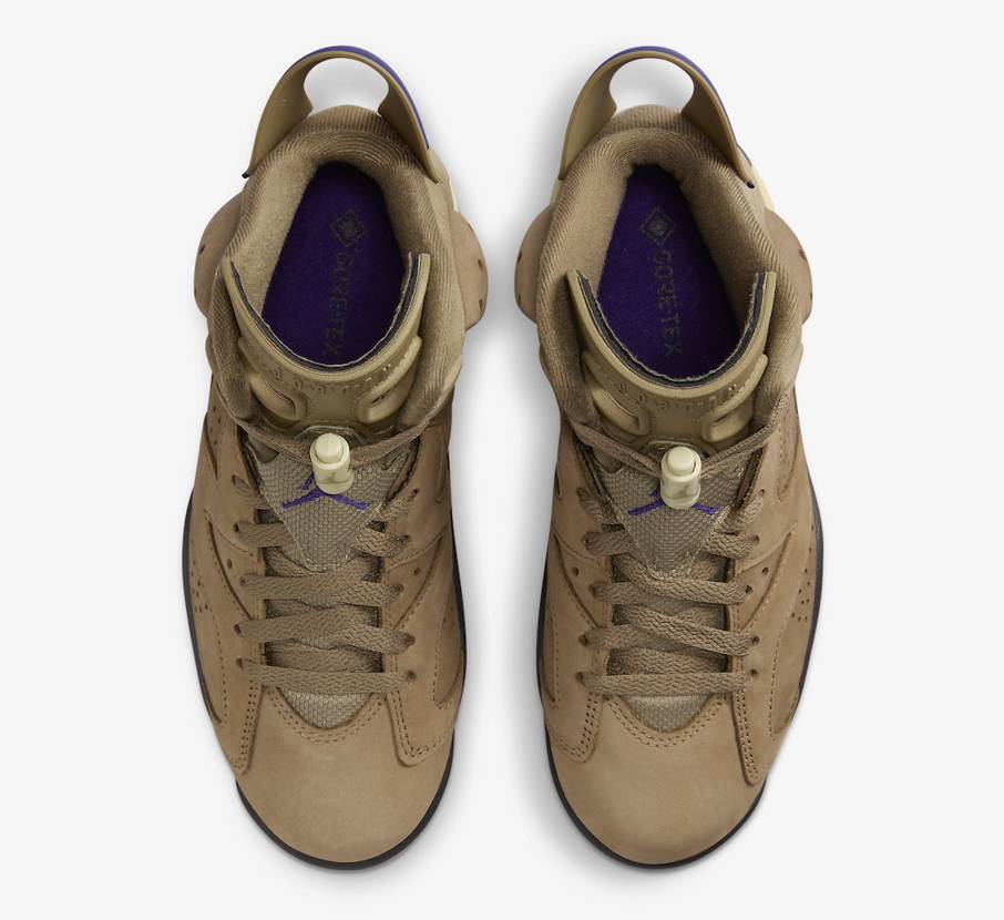 FD1643-300 Nike Air Jordan 6 Retro GORE-TEX Brown Kelp (Women's)