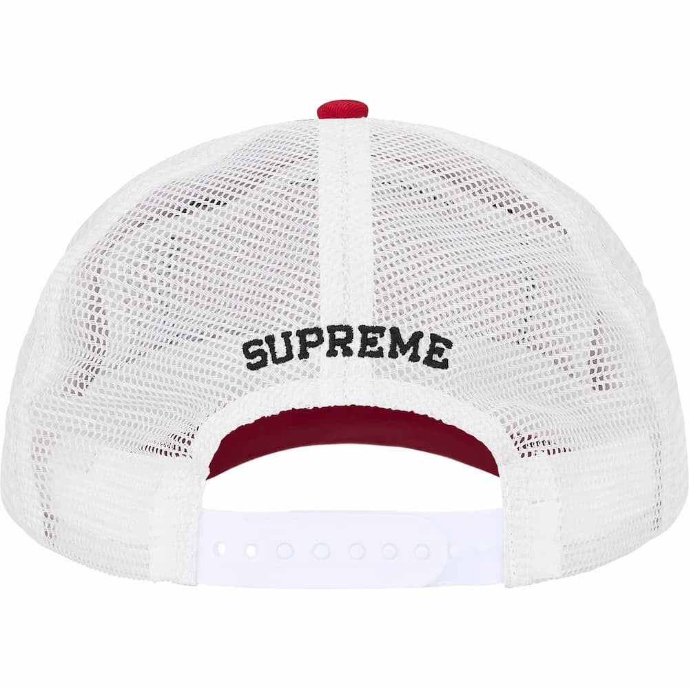 Supreme Western Embroidered Mesh Back 5-Panel Red