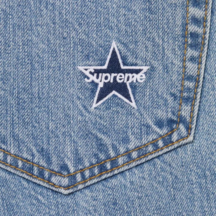 Supreme Regular Jean (25FW) Washed Indigo